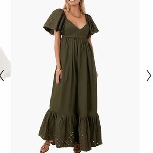 En Saison Olive Barnette Dress